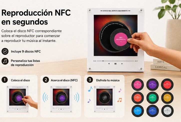 Reproductor Musical NFC / PERZONALIZABLE